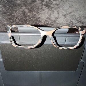 Burberry Tortoiseshell Rectangular Eyeglass Frames - Brown & Black
